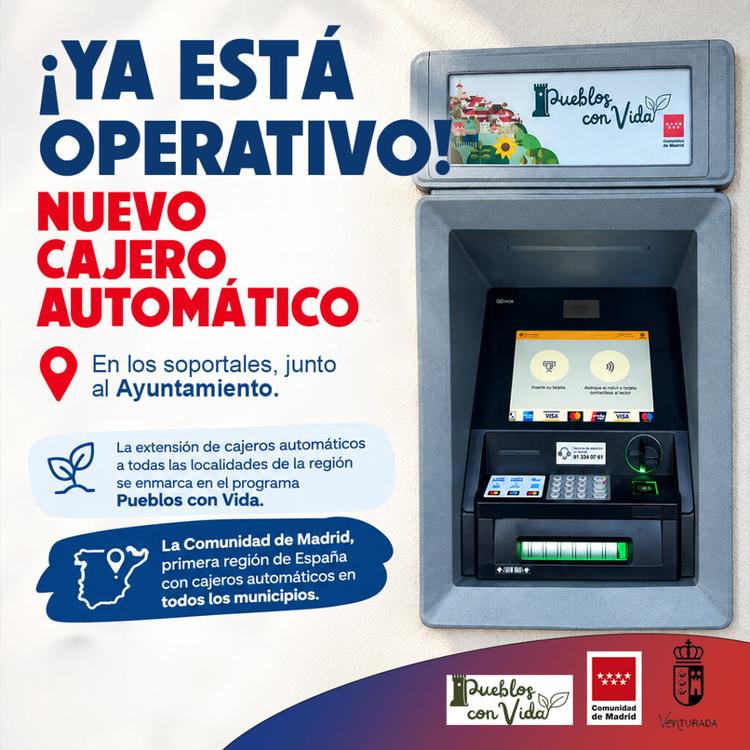 Nuevo cajero en Venturada