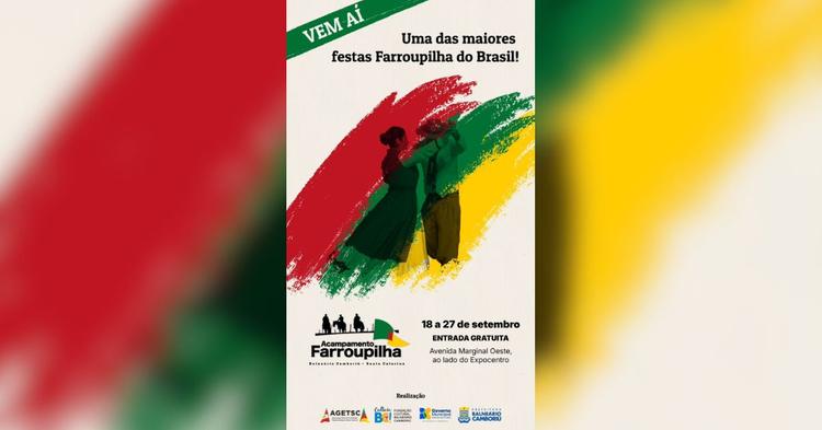 Acampamento Farroupilha de Balneário Camboriú terá shows, festival de música e cavalgada; veja programação