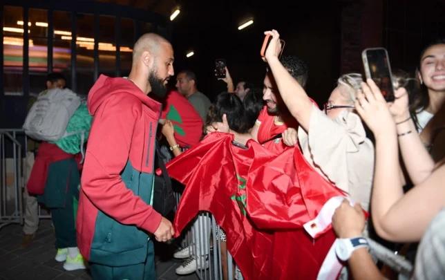 بعثة المنتخب الوطني تصل لمونتيري لملاقاة هولندا