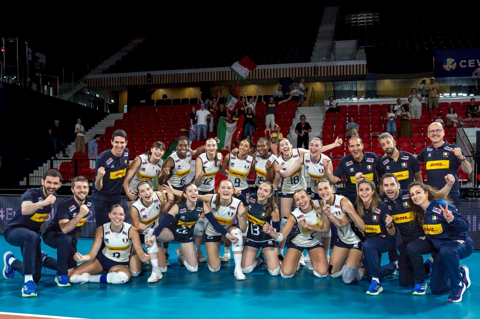 Volley, Europei U22 femminili: l’Italia del barese Nino Gagliardi vola in finale