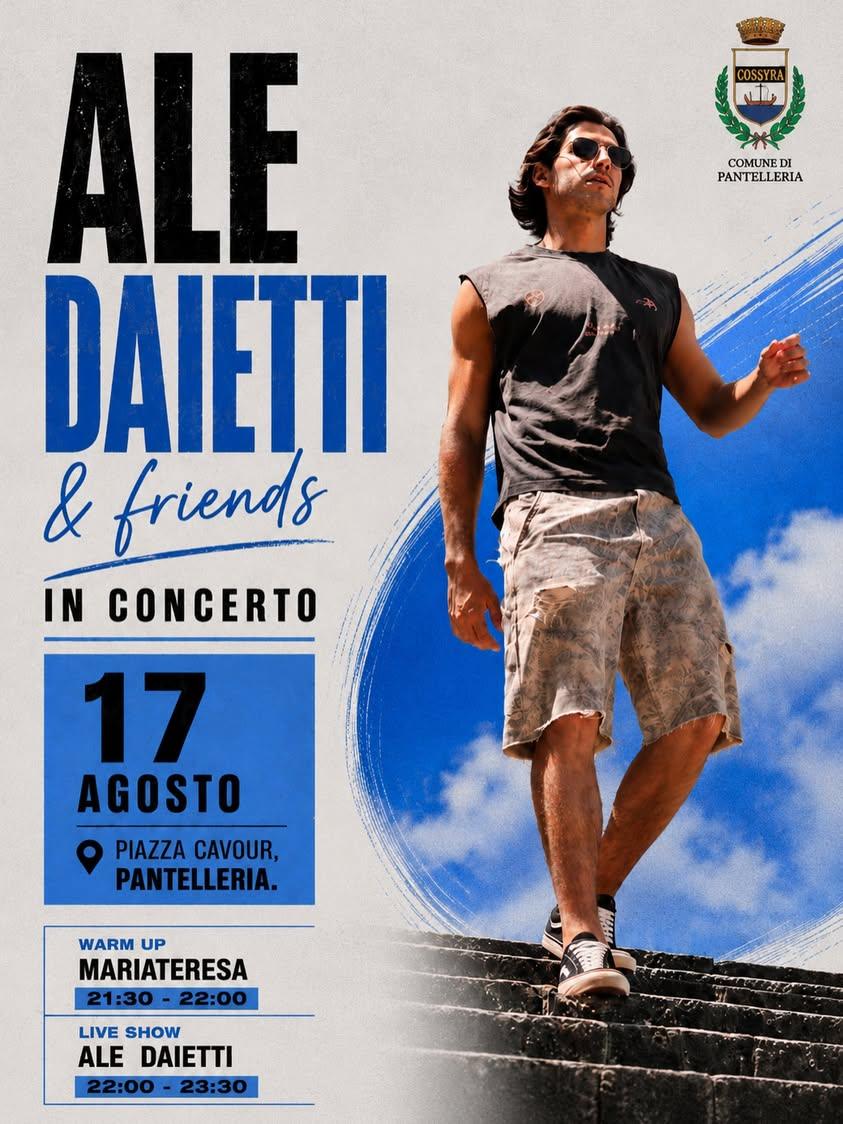 Mia cara gente di Pantelleria, 💙 sono più che felice di potervi finalmente annunciare questa bellissima notizia. Il 17...
