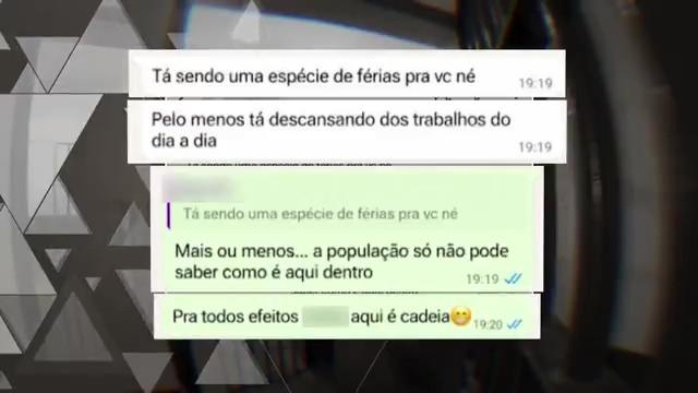 'A população não pode saber como é aqui dentro': mensagem enviada por PM preso expõe rotina de 'regalias' em presídio