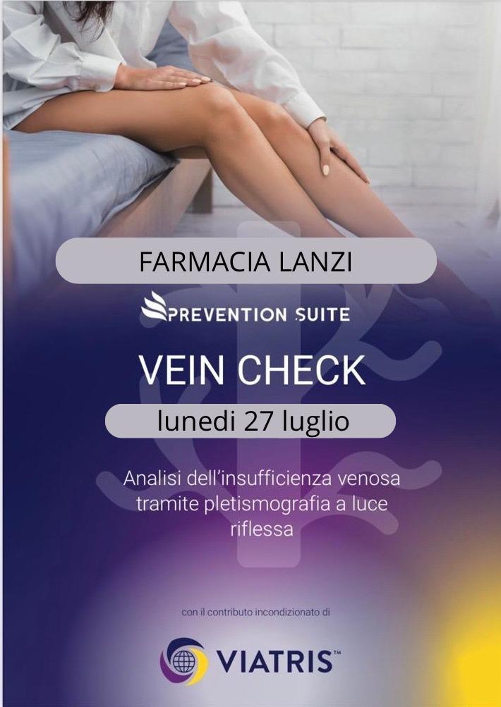 🦵 Giornata VEIN CHECK presso la Farmacia Lanzi di Bolsena (VT) 🦵 📅 Lunedì 27 luglio la Farmacia Lanzi ti aiuta a pren...