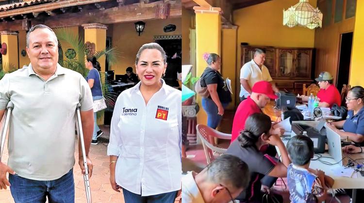 Tania Valentina y Beto Sánchez impulsan módulo móvil de transporte para automovilistas de Xochitepec