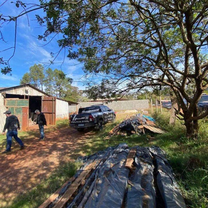 Polícia Civil descobre galpão usado por facção para armazenar drogas em Palmeira das Missões