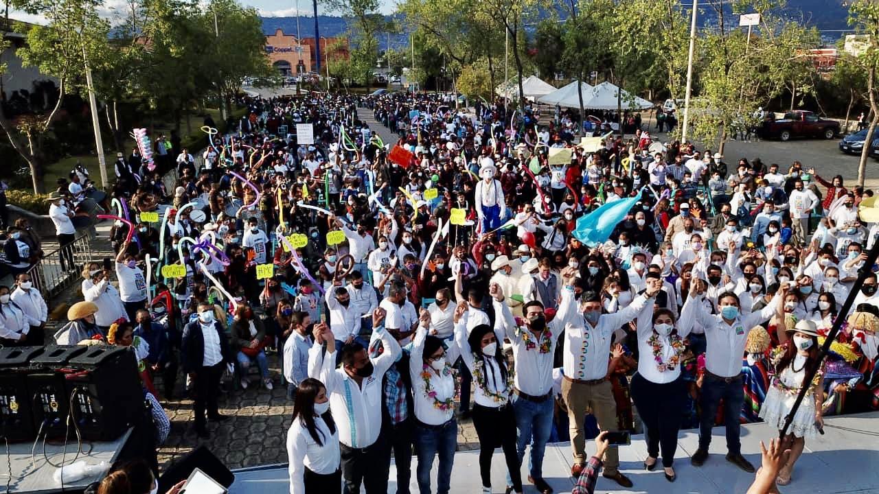 Pese a pandemia, “Chiapas Unido” armó mega mitin en San Cristóbal de Las Casas