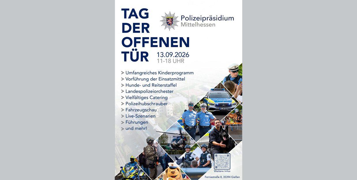 Tag der offenen Tür beim Polizeipräsidium Mittelhessen