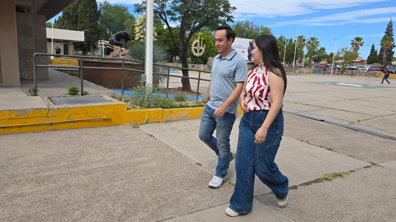 Ana Paola y Emiliano, a un paso de concluir su carrera con apoyo de Mi Beca Chihuahua Competitividad