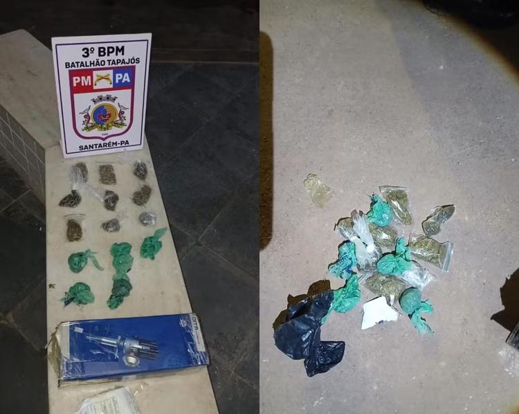 Polícia apreende droga escondida em encomenda dentro de ônibus na BR-163, em Santarém, no Pará