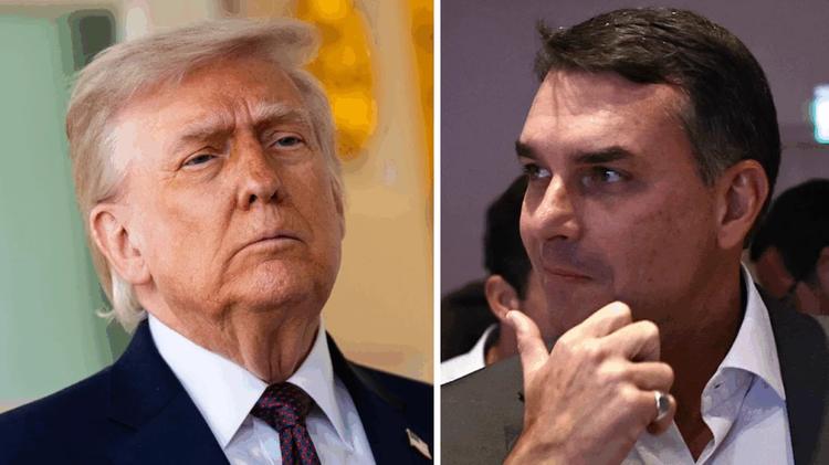 FLÁVIO DIZ A TRUMP QUE, CASO SEJA ELEITO, NÃO PRECISARÁ TAXAR O BRASIL