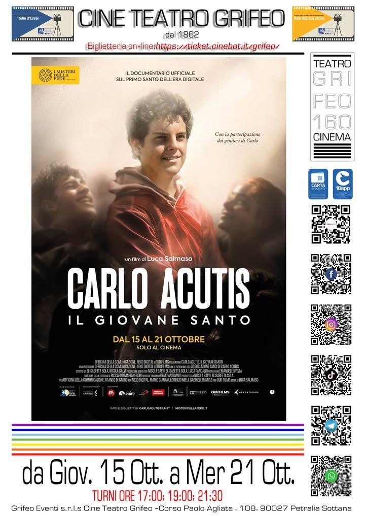 🎬  DOPO LA FICTION IN TV: LA STORIA DI CARLO ACUTIS CONTINUA, MA AL CINEMA IN UNA NUOVA VERSIONE! Carlo Acutis, arriva...