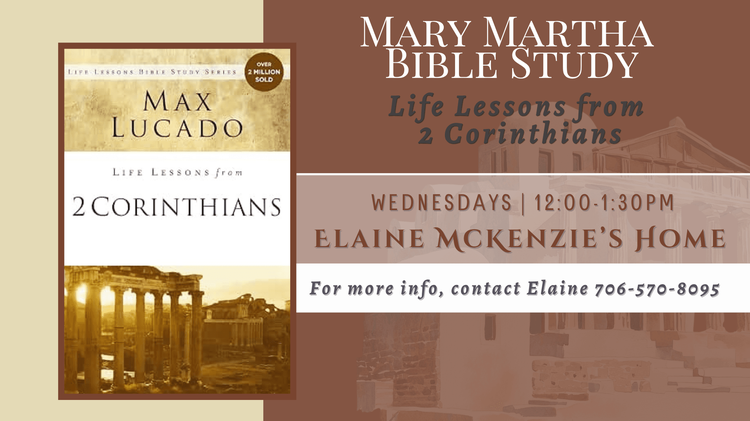 Mary Martha Bible Study