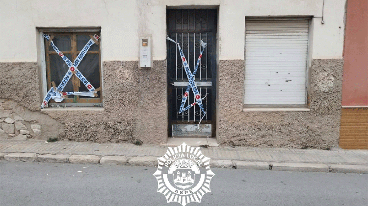 #Aspe: Actuación de la Policía Local ante un intento de ocupación en una vivienda
