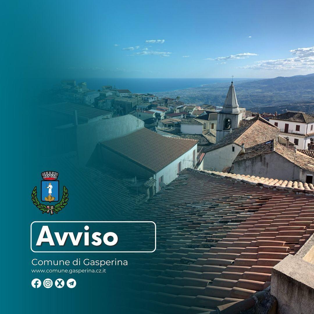 #ComuneGasperina #rimborsoTARI 🔴 RIMBORSO TARI ATTIVITÀ ECONOMICHE ▶️A seguito della valutazione delle richieste perven...