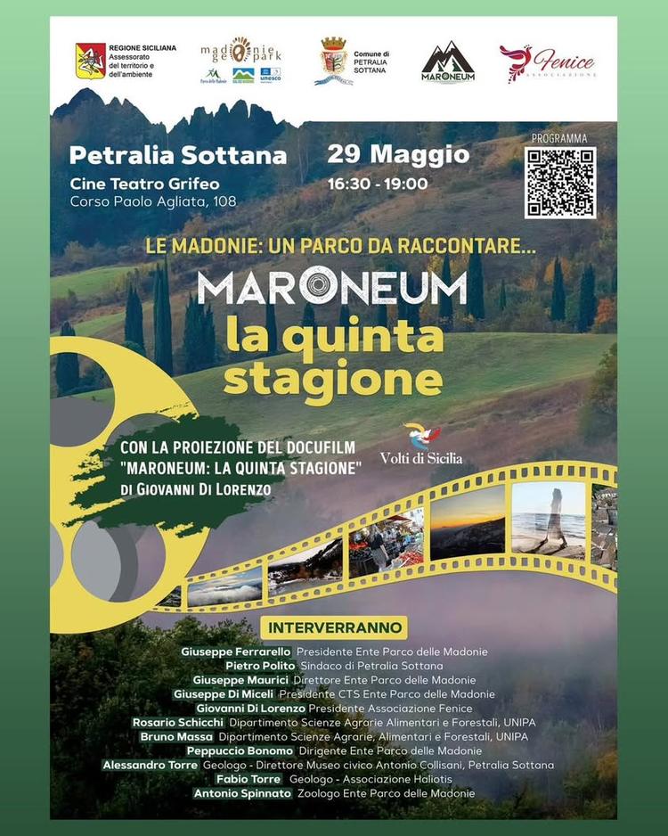 🎬 Le Madonie raccontate attraverso immagini, emozioni e territorio 🎬 Iun appuntamento speciale con “MARONEUM
