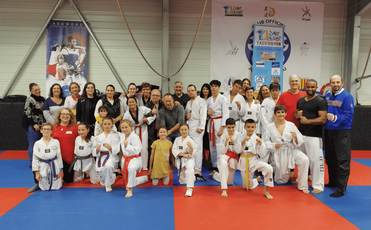 Christopher Dubois le grand champion de Taekwondo à Saint Laurent de la Salanque