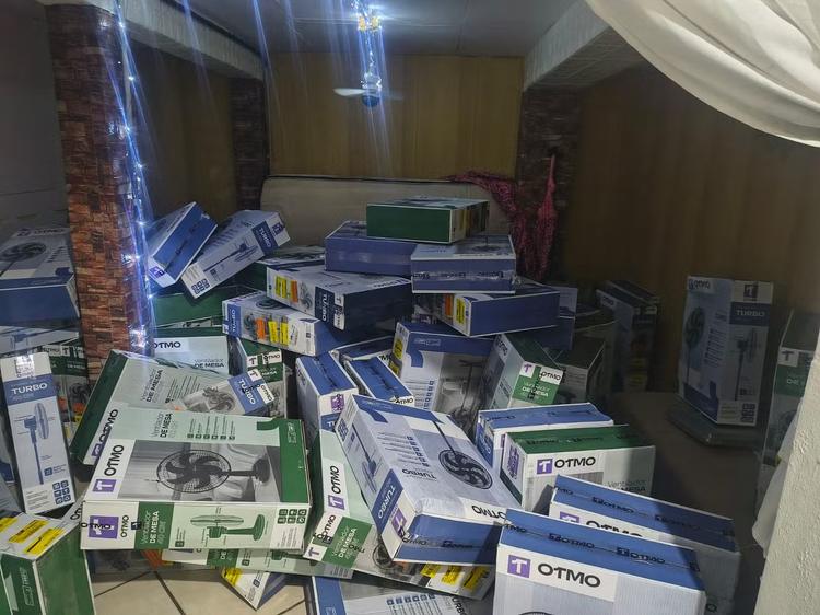 Carga de ventiladores é apreendida em Poá e sete pessoas são investigadas por desvio