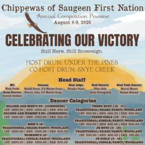 Chippewas of Saugeen First Nation Annual Competition Pow Wow 2026