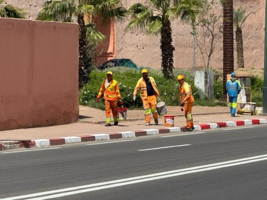 استعدادات على قدم وساق لاستقبال الملك محمد السادس بمراكش