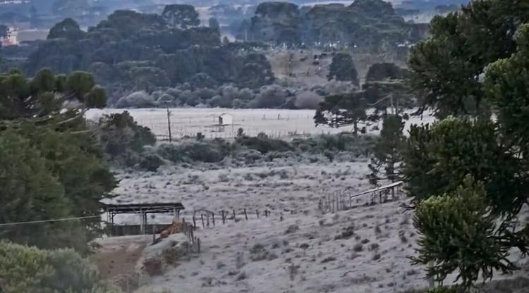 Bom Jardim da Serra, em Santa Catarina, amanhece com menor temperatura do ano nesta quarta (17)