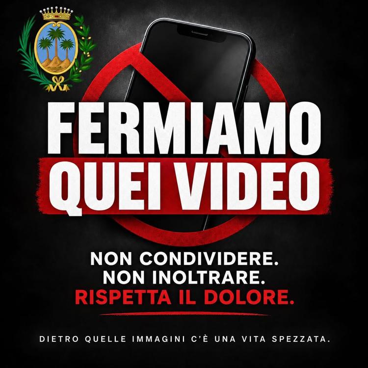 FERMATE LA DIFFUSIONE DI QUEI VIDEO: BASTA! La nostra comunità è sconvolta dalla tragica morte di un giovane concittadin...