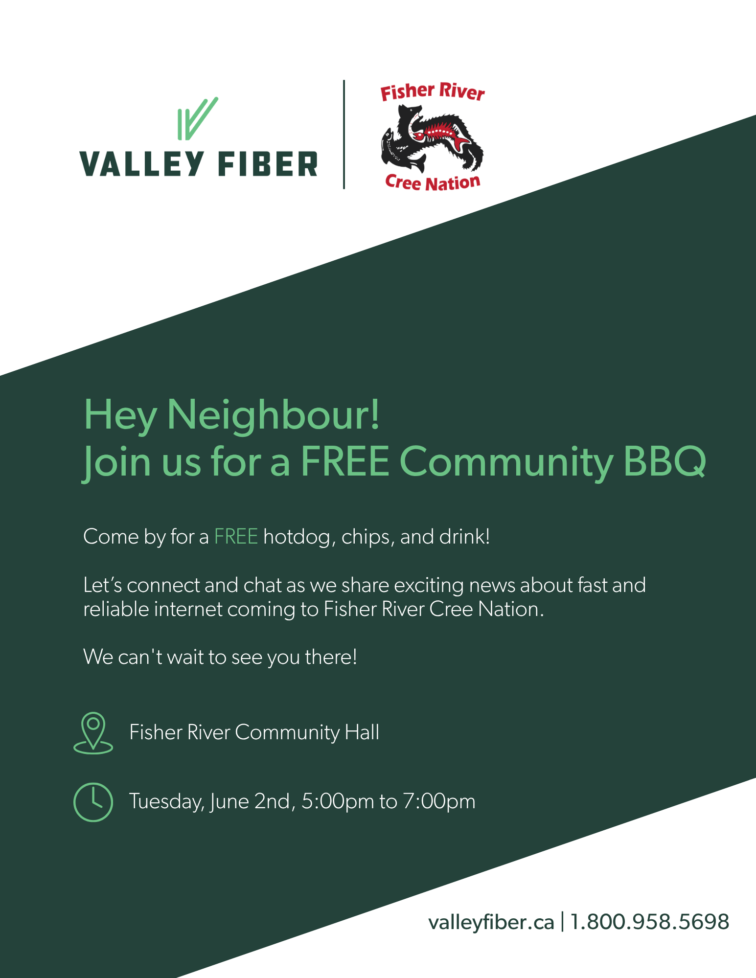 Valley Fiber Free Community BBQ – June 2