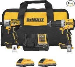 DeWalt 20V MAX XR Impact Driver & Hammer Drill PowerPack Combo Kit