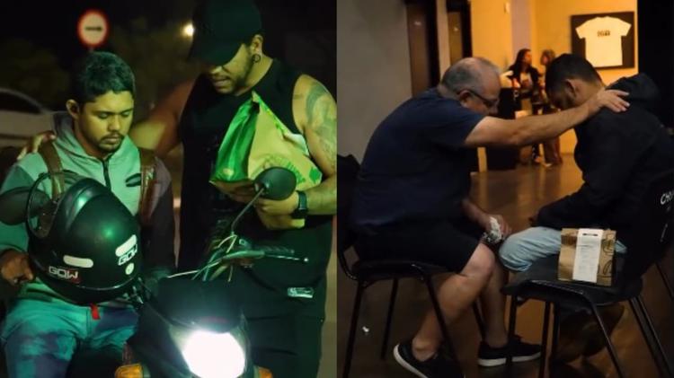 Igreja pede delivery e janta com motoboys em evangelismo: ‘Jesus pagou a conta’