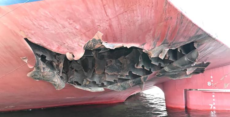VÍDEO mostra estrago em navio sul-coreano atacado no Estreito de Ormuz