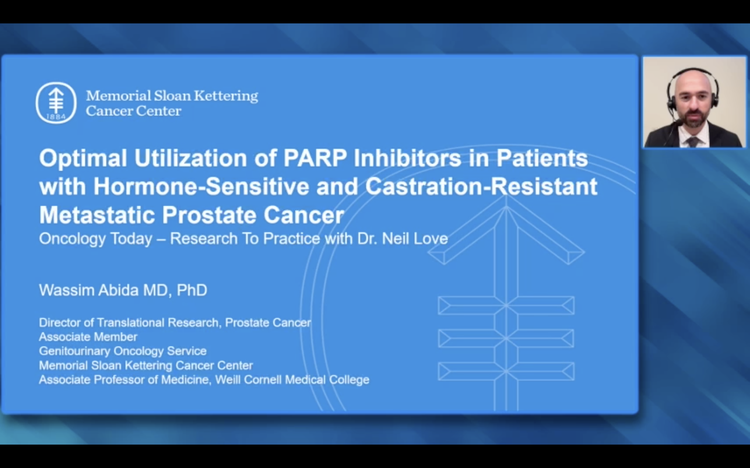 PARP Inhibitors for Patients with Hormone-Sensitive and Castration-Resistant Metastatic Prostate Cancer — An Interview with Dr Wassim Abida (Companion Faculty Lecture)