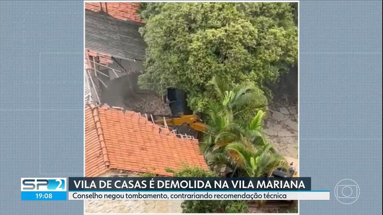 Prefeitura multa em R$ 15 mil empresa que demoliu vila de casas centenárias na Vila Mariana sem autorização