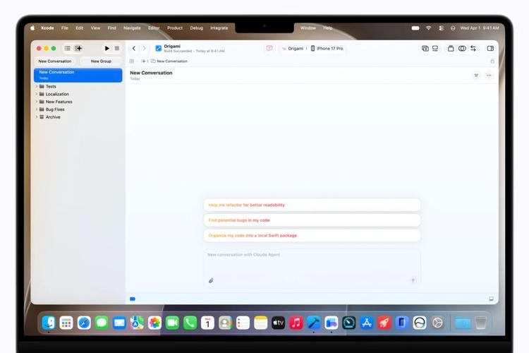 Apple development tools Xcode agentic coding new conversation 260608 big.jpg.large 2x