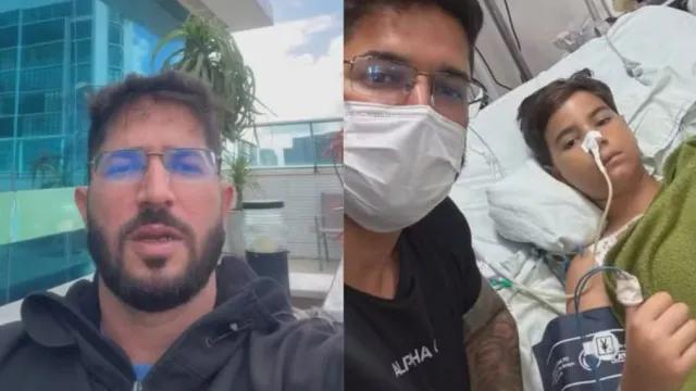'Risco de infecção ainda é alto', diz pai de menino atacado por tubarão em PE