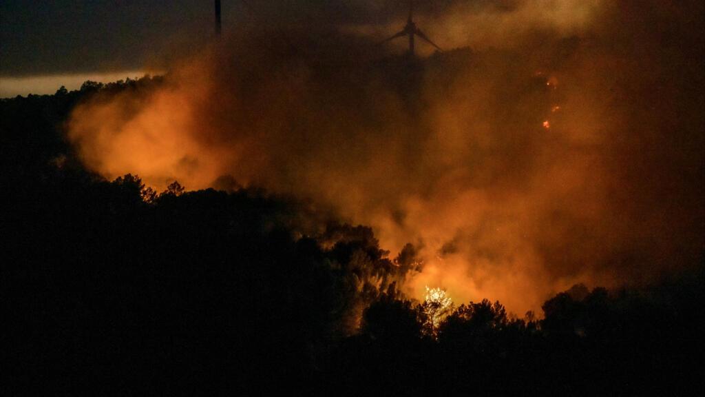 Le sud de la France frappé par un important incendie