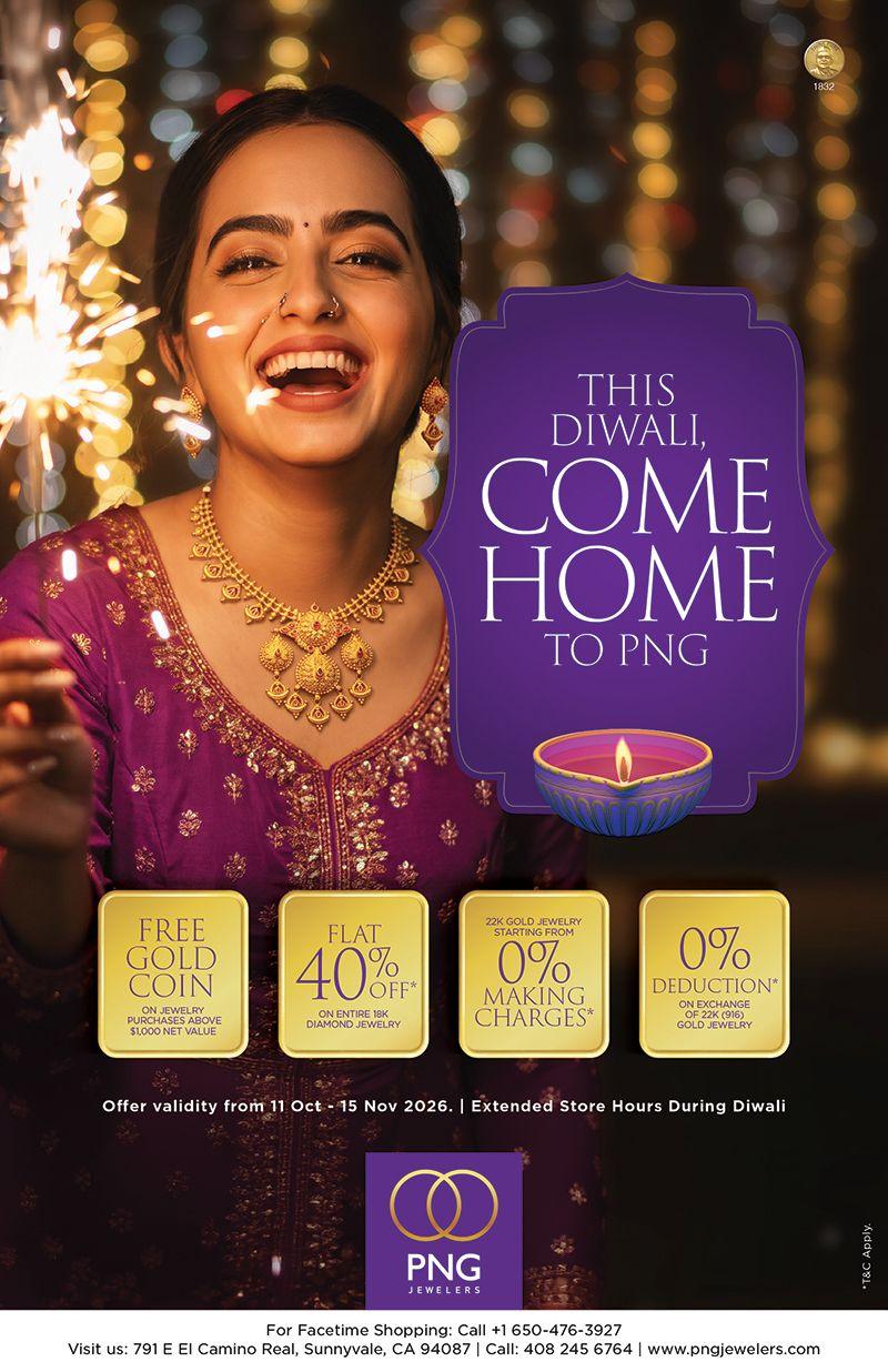 PNG Jewelers – Sunnyvale, CA – 2026 Diwali Offers*