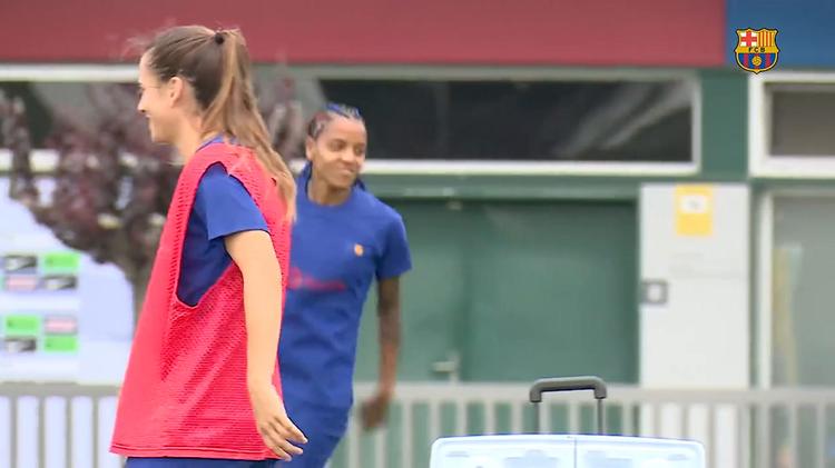 Craques do Barça se preparam para a final da Liga dos Campeões Feminina