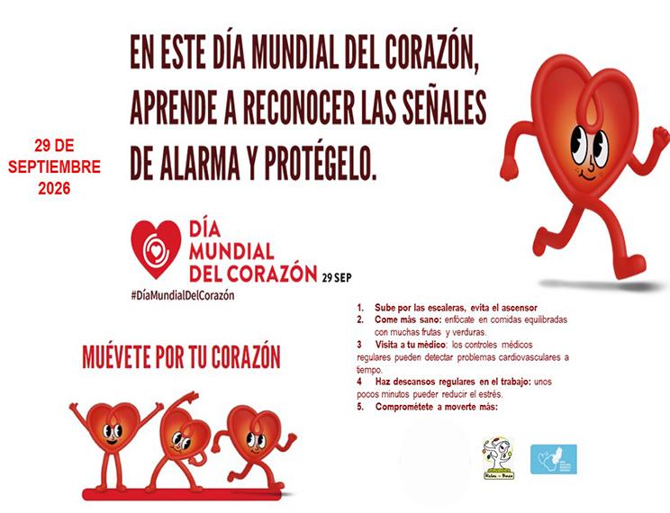 El Ayuntamiento de Baza con el Día Mundial del Corazón (29 de septiembre)