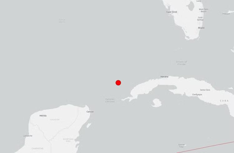 Terremoto de magnitude 6,1 no Golfo do México é sentido em Havana