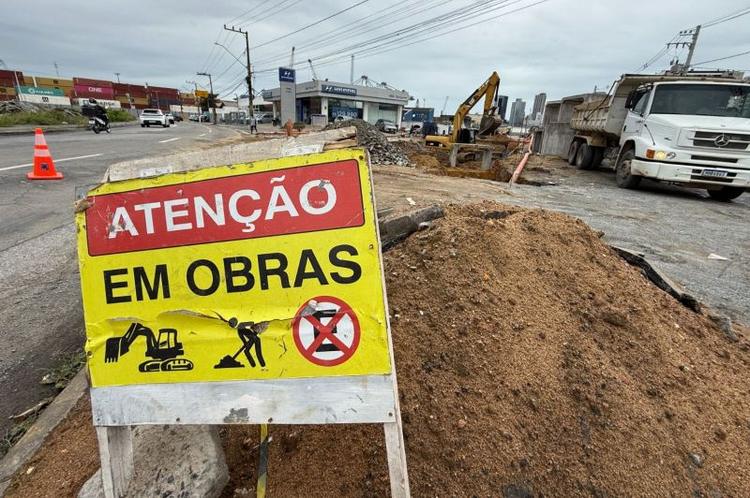Obra de macrodrenagem na Caninana deve ser concluída neste sábado em Itajaí