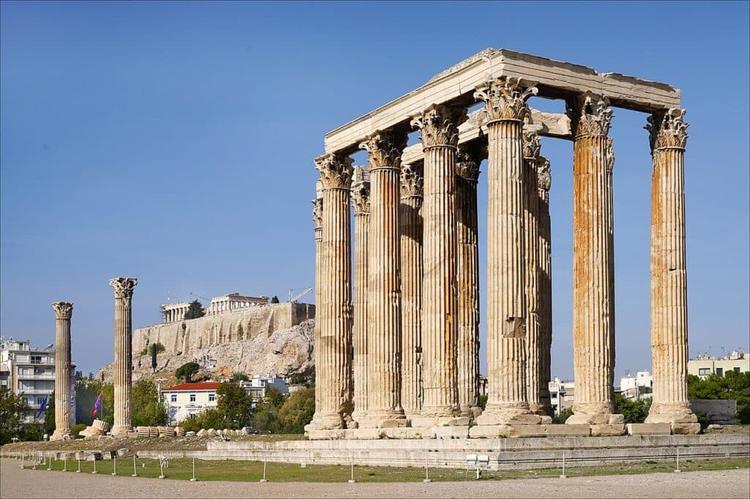 The Splendor of the Temple of Olympian Zeus in Athens
