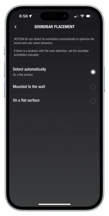 marshall app settings