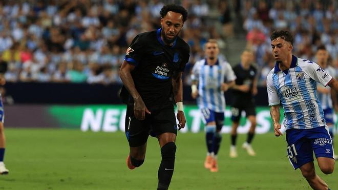 Uno a uno de los jugadores Deportivo contra el Málaga: Aubameyang juega en otra liga