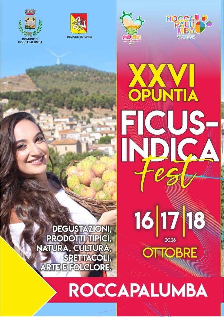 🌵✨ OPUNTIA FICUS INDICA FEST 2026 ✨🌵 📍 Roccapalumba 📅 16 • 17 • 18 OTTOBRE Il conto alla rovescia è iniziato! 💚 Roc...