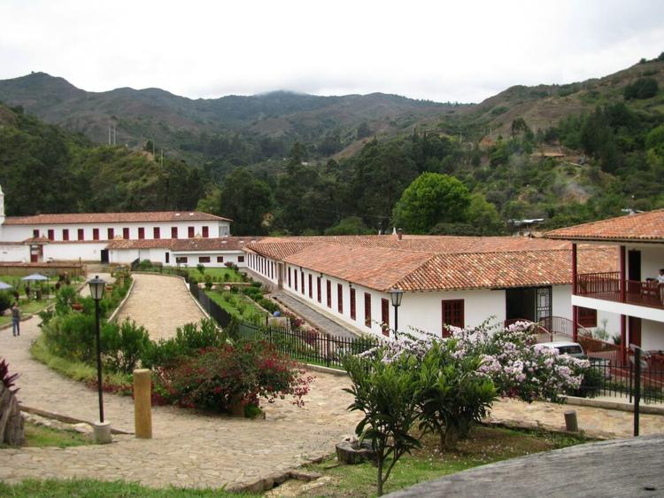 monastery la candelaria desert boyaca colombia
