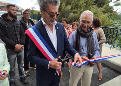 Inauguration du pont de la ravine de la Souris Chaude