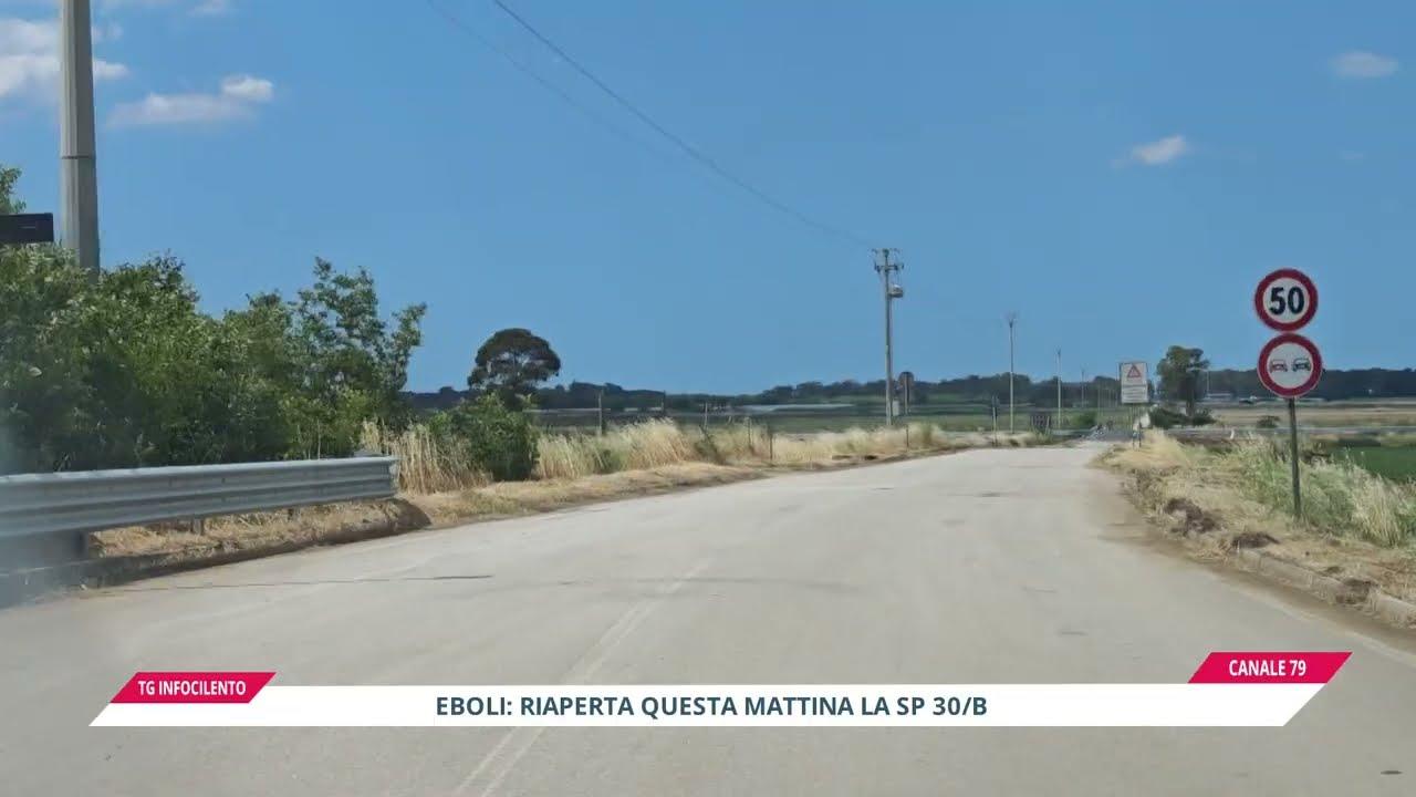 Eboli: riaperta la SP 30/b, torna percorribile la strada verso il mare