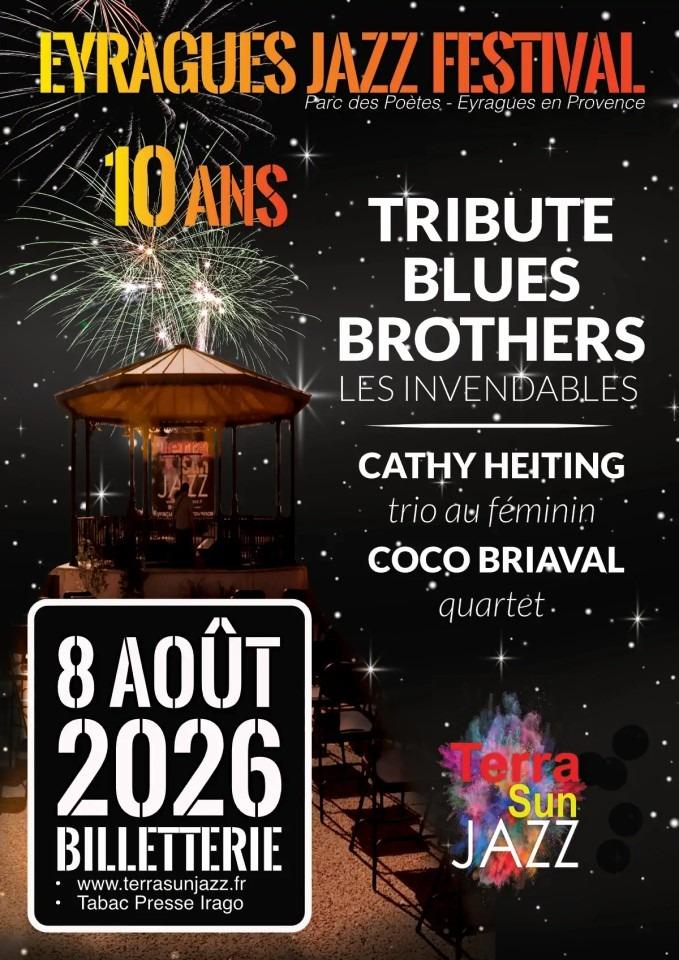 10 ANS DU TERRA SUN JAZZ FESTIVAL À EYRAGUES SAMEDI 08 AOÛT 2026