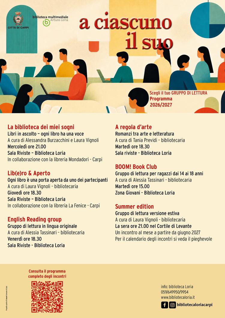 A ciascuno il suo - Scegli il tuo Gruppo di Lettura