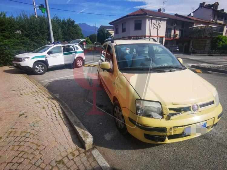 valperga incidente moto auto
