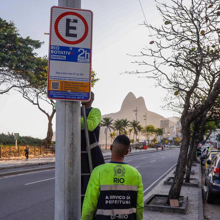Rio Rotativo Digital amplia operação para orla da Zona Sul na próxima segunda (10)